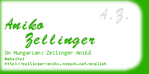 aniko zellinger business card